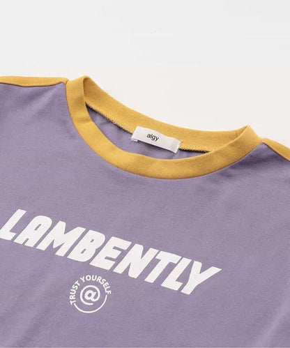 短款長袖T恤&背心套裝