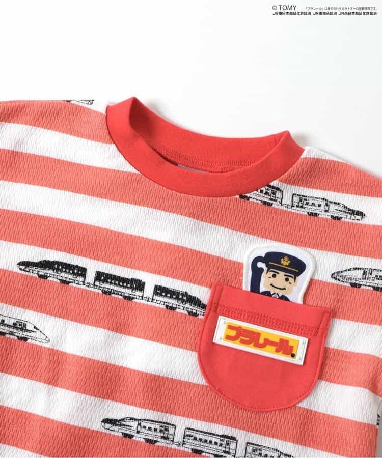 【プラレール】條紋長袖T恤