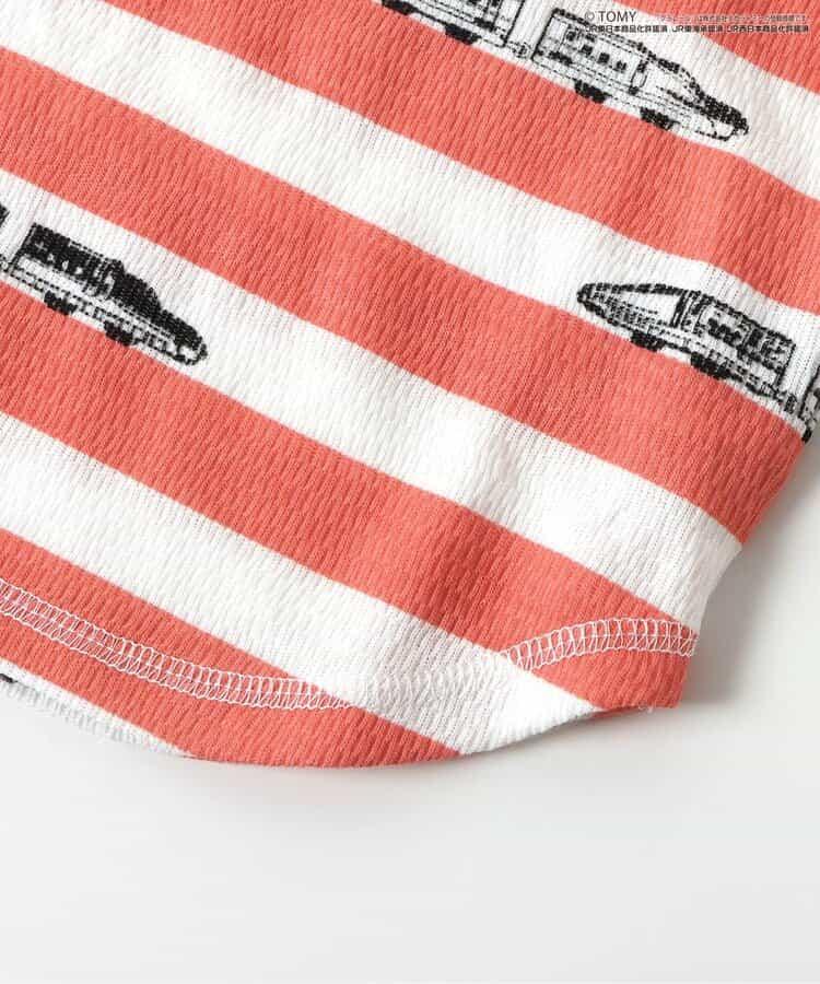 【プラレール】條紋長袖T恤