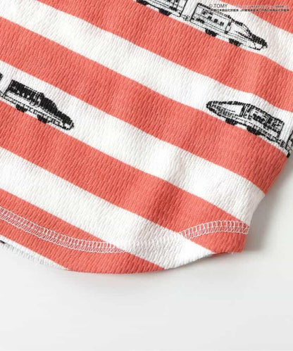 【プラレール】條紋長袖T恤