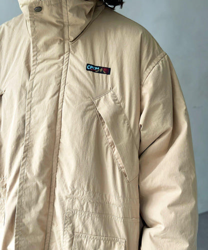 翻領羊羔絨立領狩獵中長款夾克