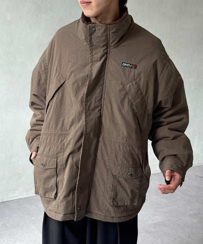 翻領羊羔絨立領狩獵中長款夾克