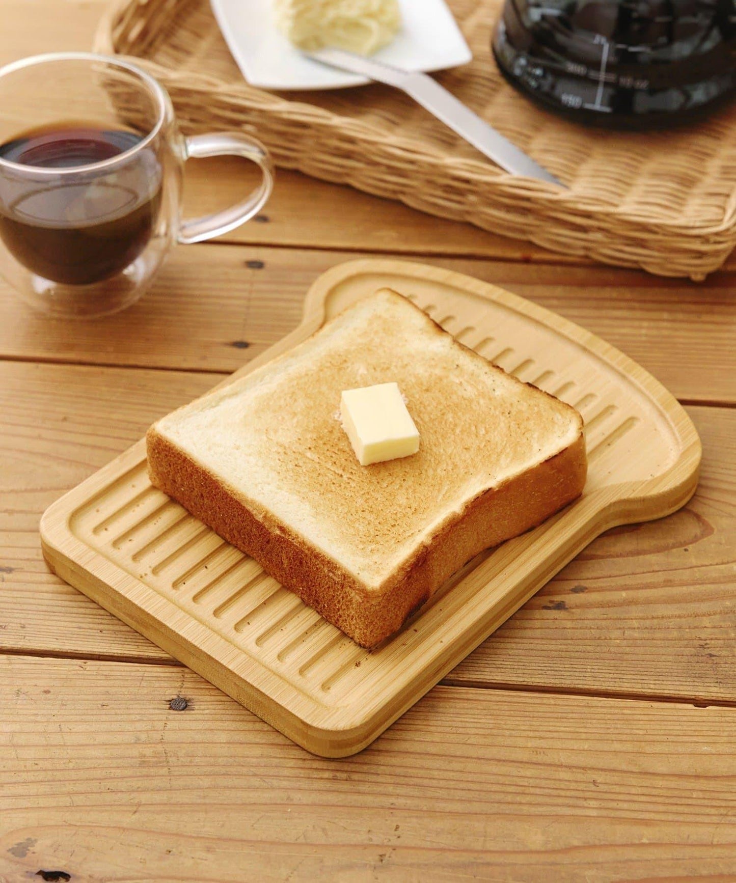 食パンプレート/パンとコーヒー