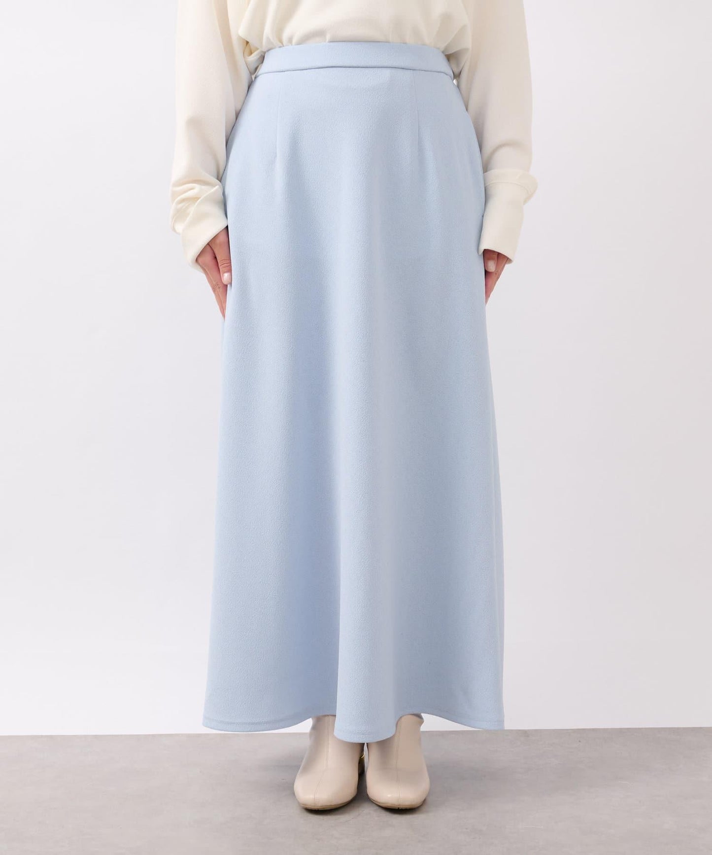 【un dix cors】雪紡面料荷葉邊半身裙