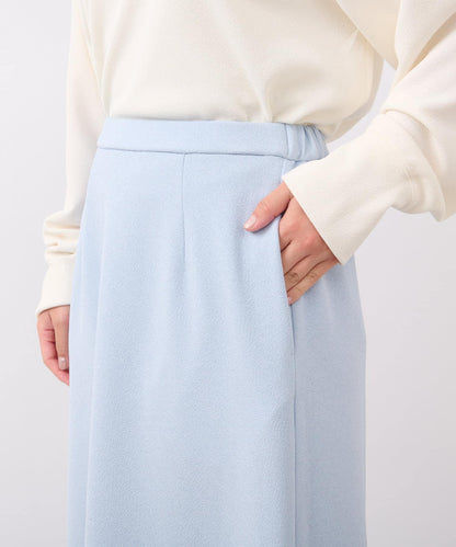 【un dix cors】雪紡面料荷葉邊半身裙