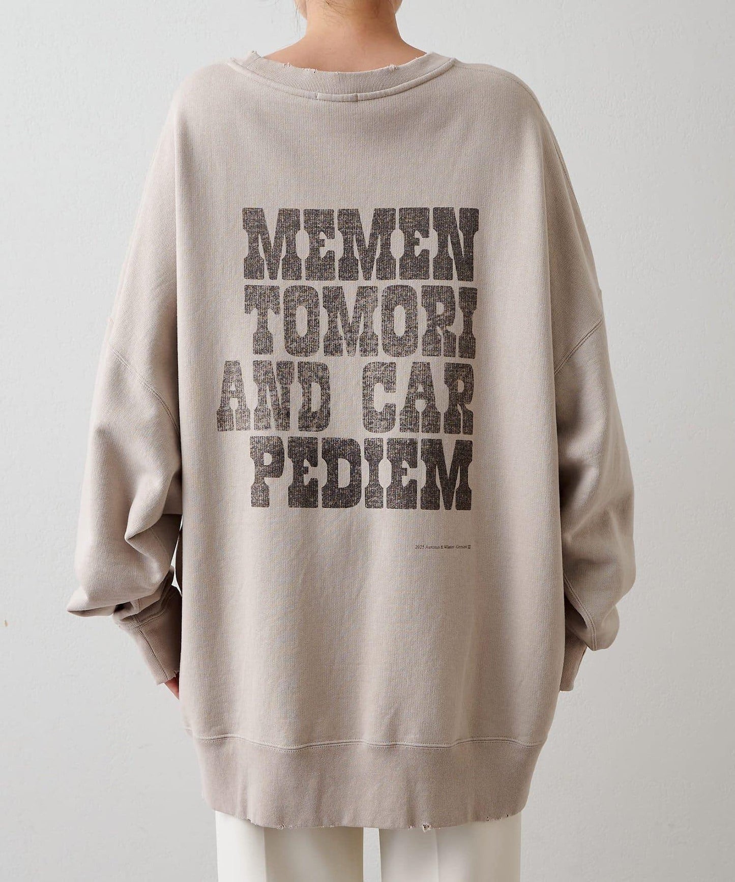 GEMINI 後背印花衛衣