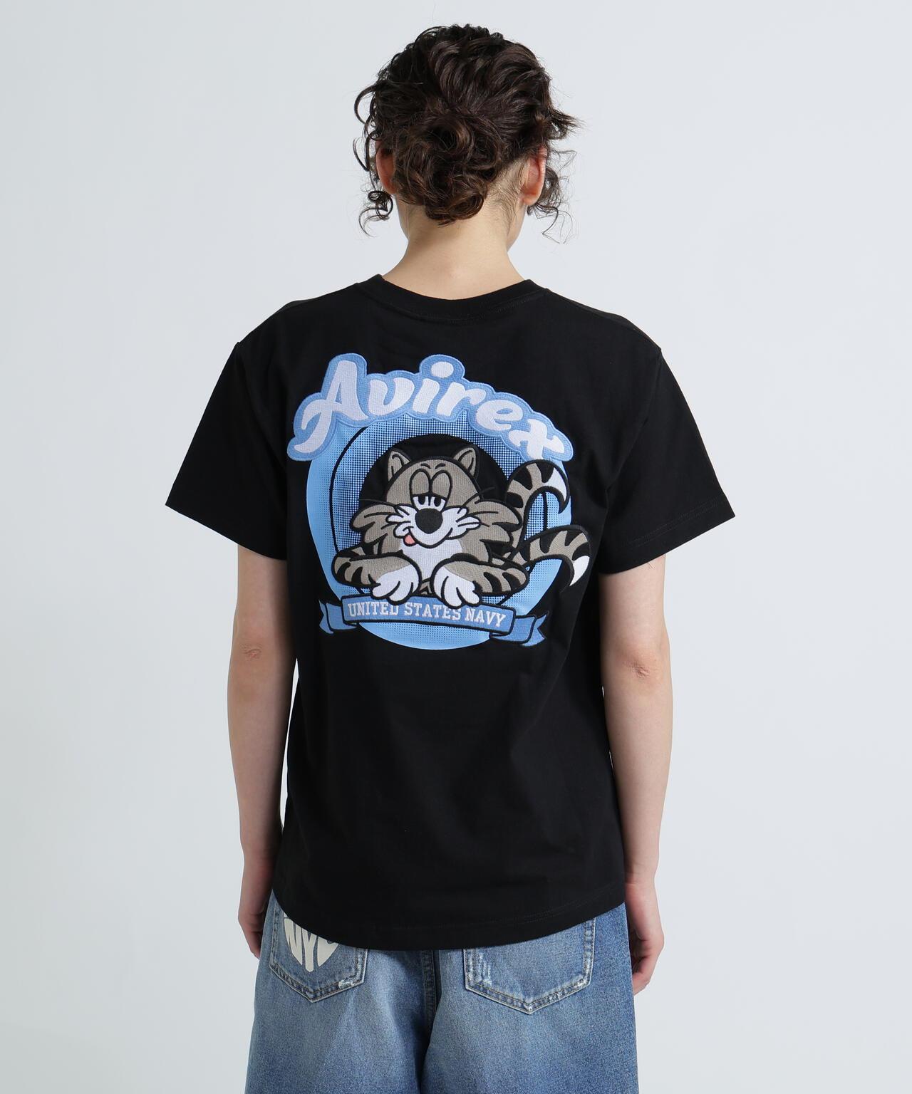 TOM CAT 刺繡圖案T恤 《&DEPOT限定》