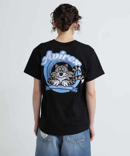 TOM CAT 刺繡圖案T恤 《&DEPOT限定》