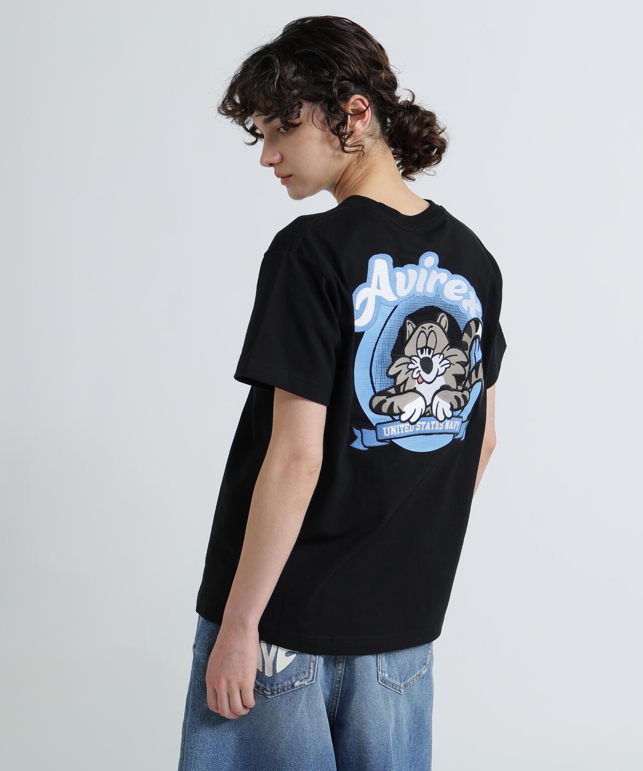 TOM CAT 刺繡圖案T恤 《&DEPOT限定》