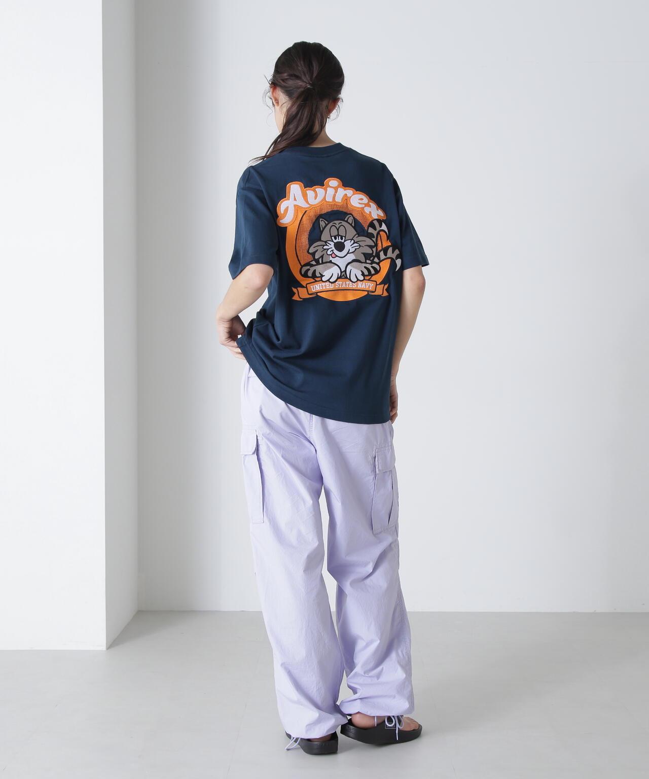 TOM CAT 刺繡圖案T恤 《&DEPOT限定》