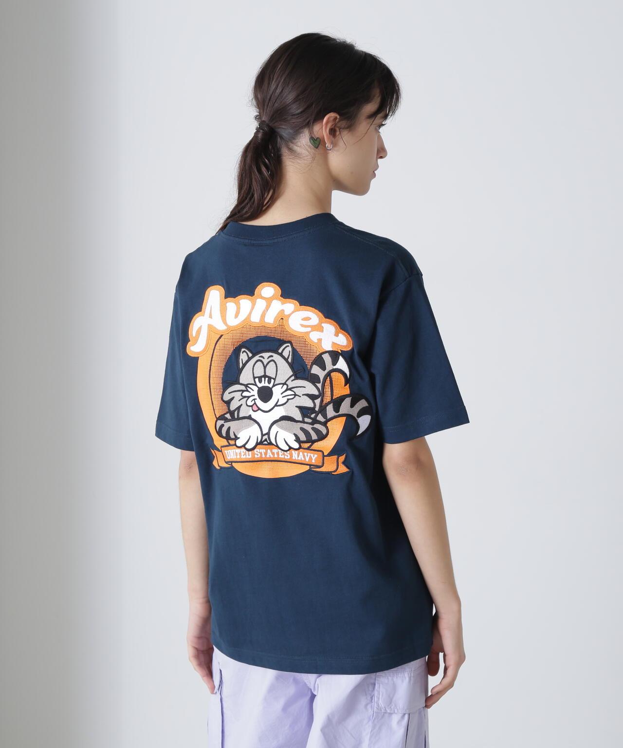 TOM CAT 刺繡圖案T恤 《&DEPOT限定》