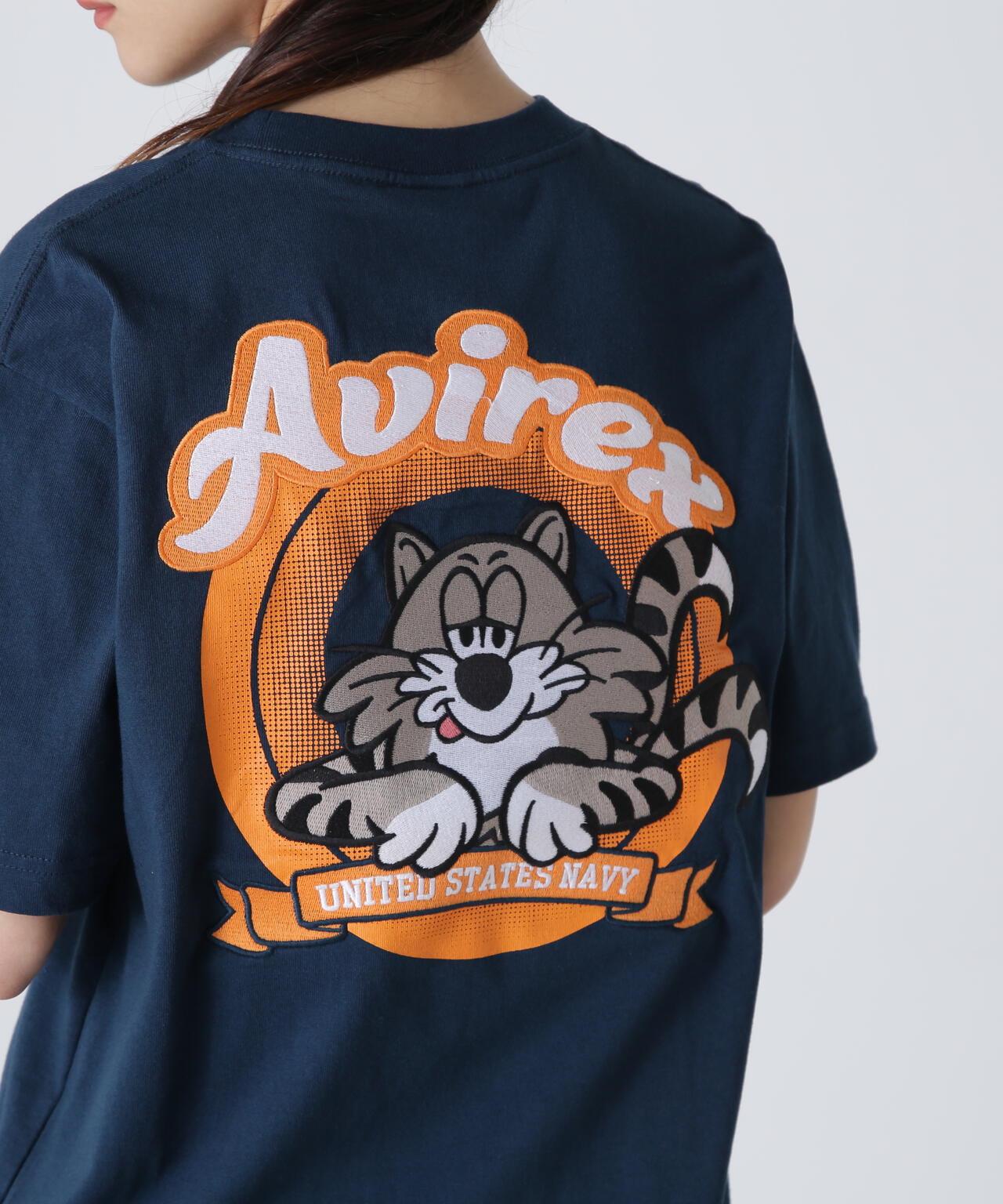 TOM CAT 刺繡圖案T恤 《&DEPOT限定》