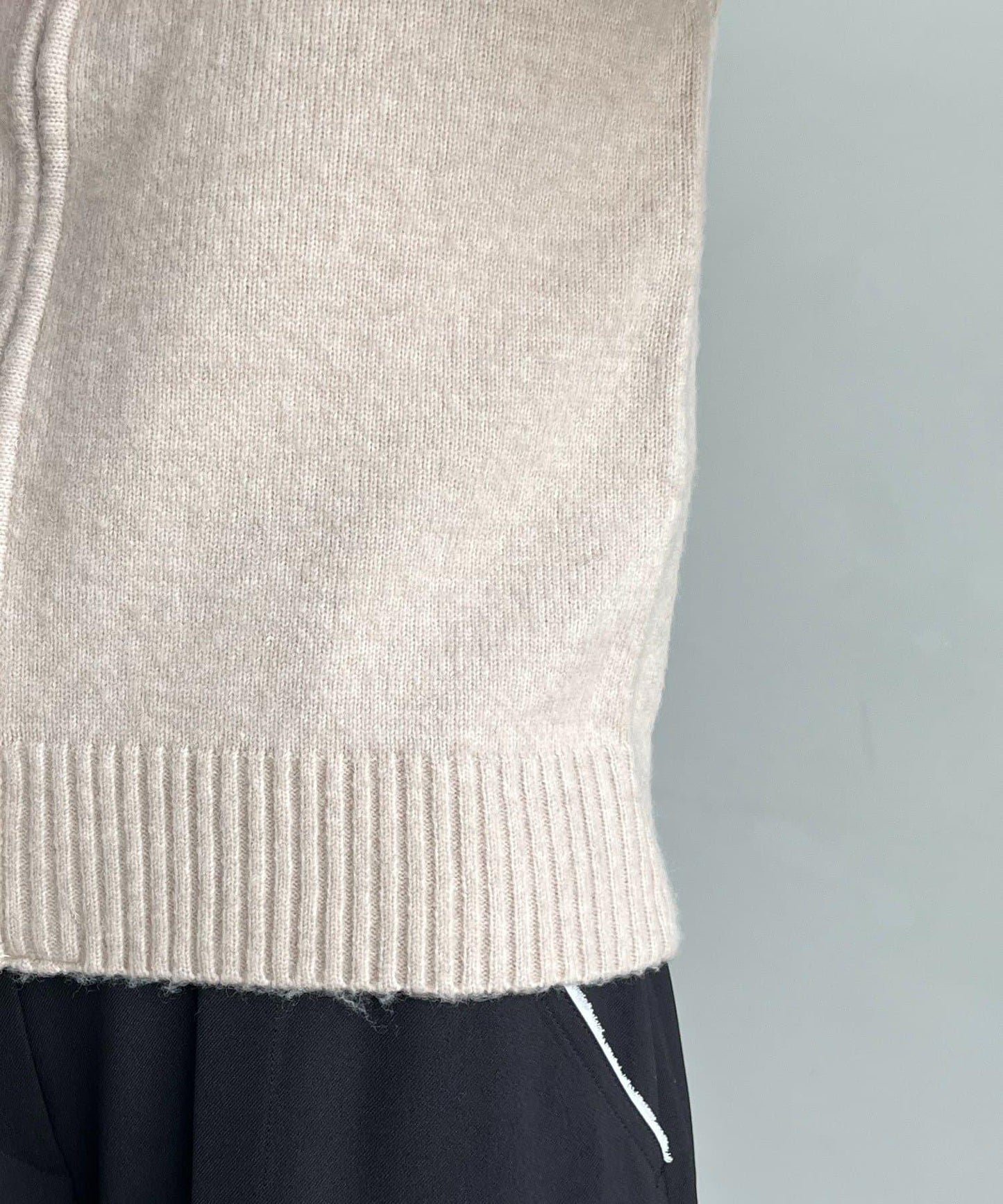 【CAPRICIEUX LE'MAGE】短袖拉鍊針織衫