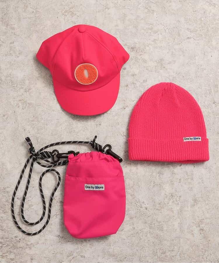 one by more 毛圈繡棒球帽