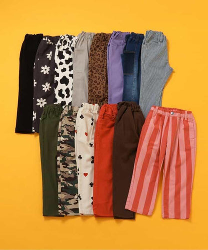 柔軟輕便打褶長褲 10分丈