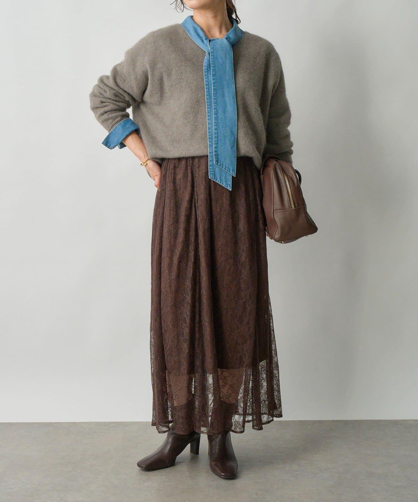 【多種搭配】蕾絲美人魚裙