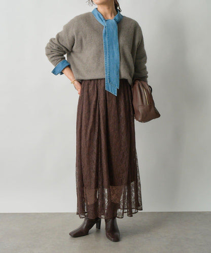 【多種搭配】蕾絲美人魚裙