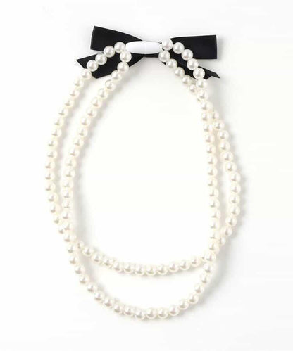 珍珠蝴蝶結項鍊