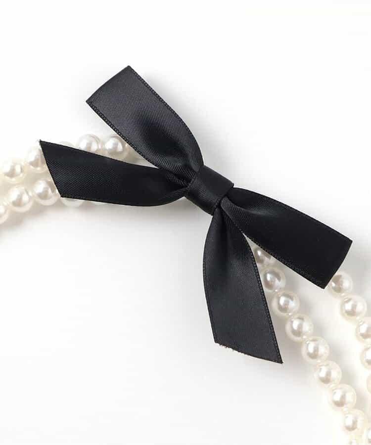 珍珠蝴蝶結項鍊