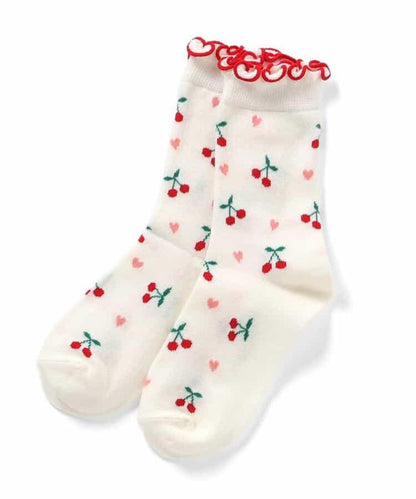 3雙裝水果圖案襪