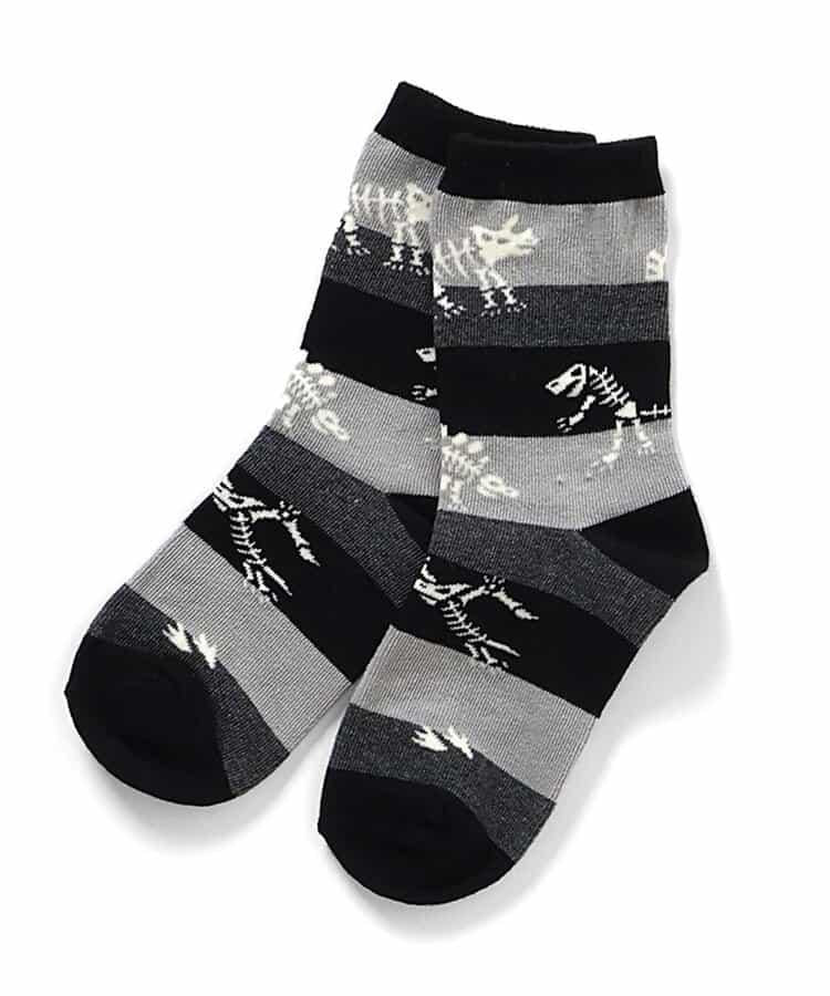 3雙裝 恐龍地層圖案襪