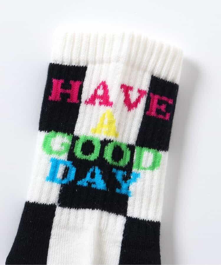 3雙裝 格子旗圖案襪