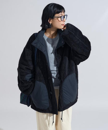 FREAK'S STORE 2026秋冬新款 翻毛領棉質斜紋布可反穿夾克外套 男 女