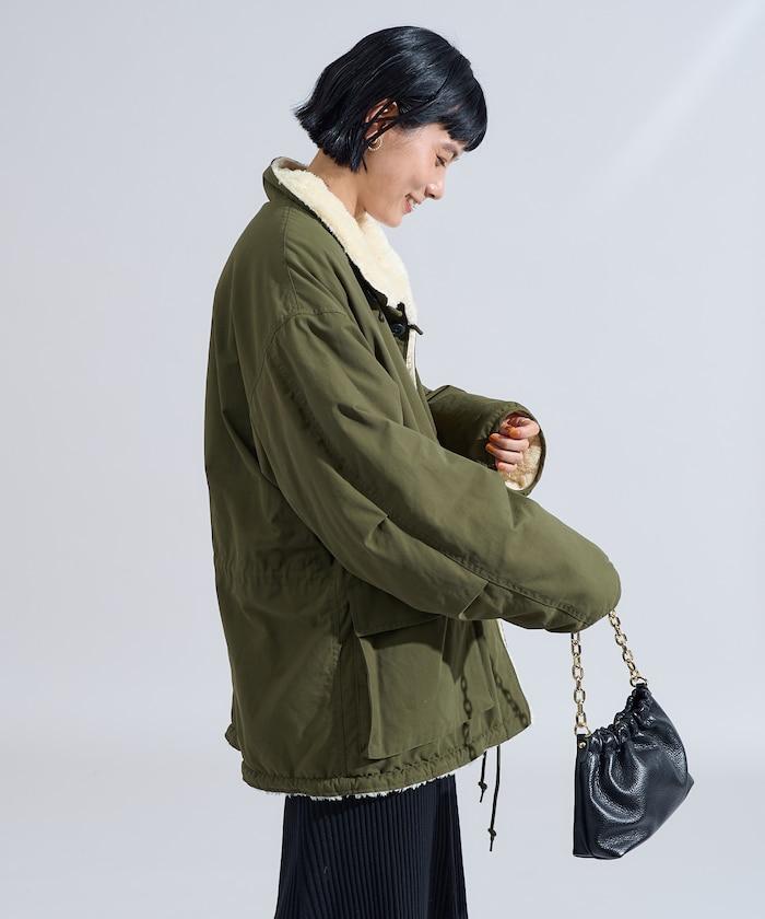 FREAK'S STORE 2026秋冬新款 翻毛領棉質斜紋布可反穿夾克外套 男 女