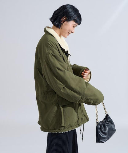 FREAK'S STORE 2026秋冬新款 翻毛領棉質斜紋布可反穿夾克外套 男 女