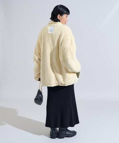 FREAK'S STORE 2026秋冬新款 翻毛領棉質斜紋布可反穿夾克外套 男 女