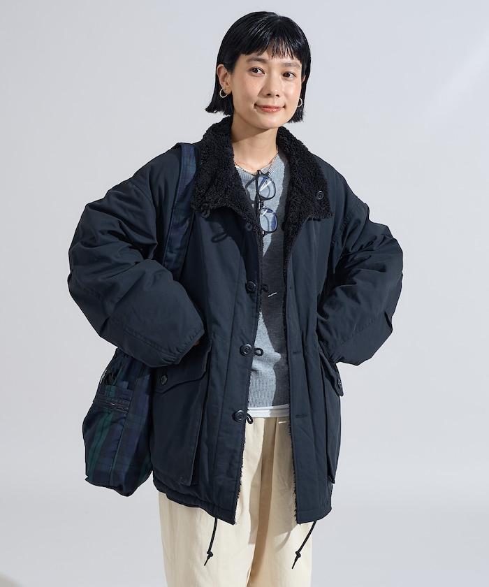 FREAK'S STORE 2026秋冬新款 翻毛領棉質斜紋布可反穿夾克外套 男 女