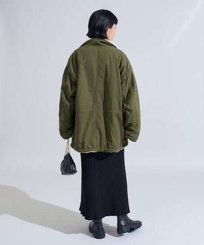 FREAK'S STORE 2026秋冬新款 翻毛領棉質斜紋布可反穿夾克外套 男 女