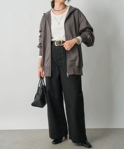 【MONN.:.(モン)】棉質斜紋長褲