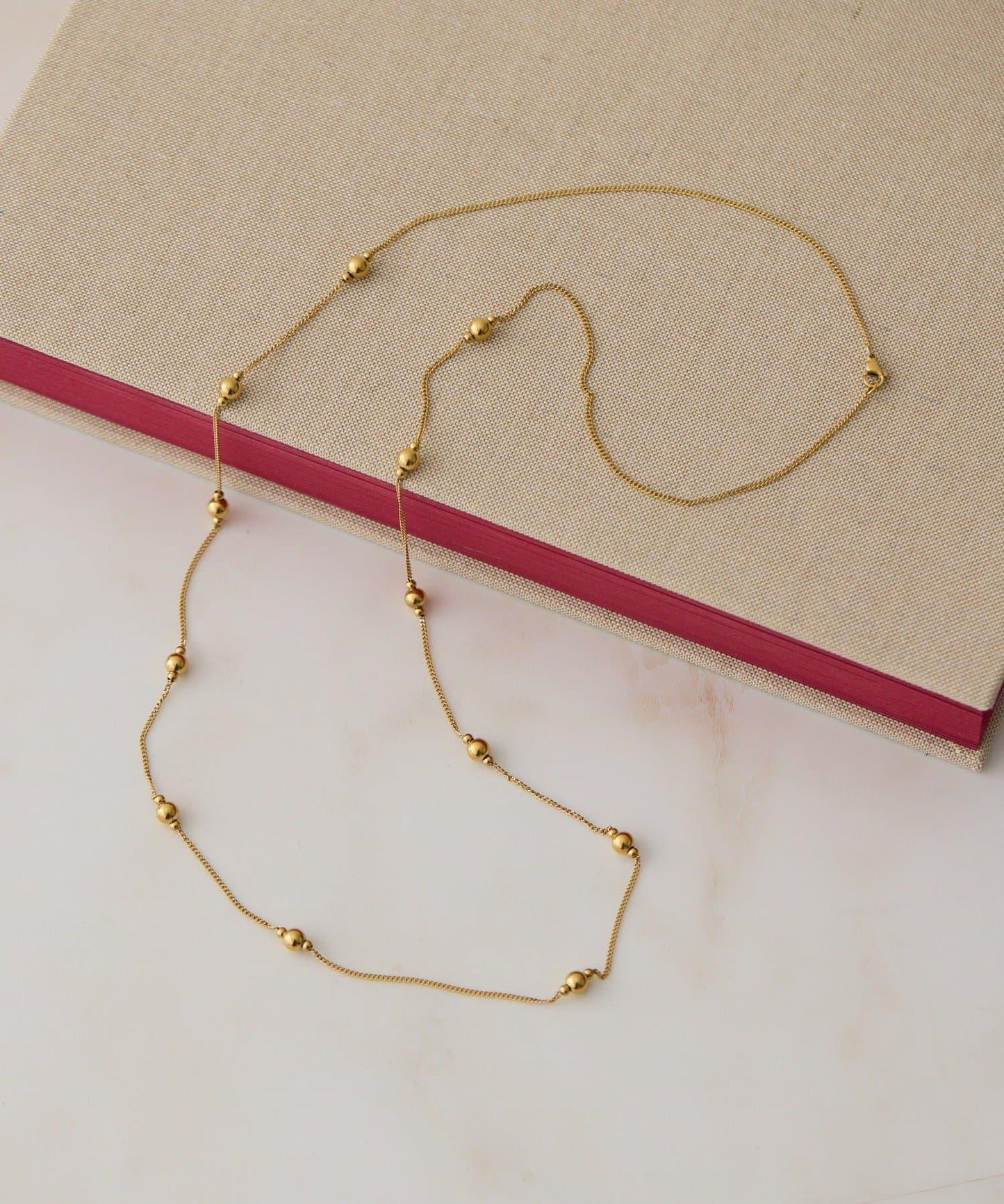 【ear PAPILLONNER】球形吊墜長款項鍊