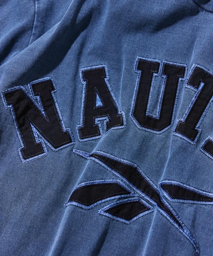 【限定】雙標拱形字母印花水洗圓領短袖T恤