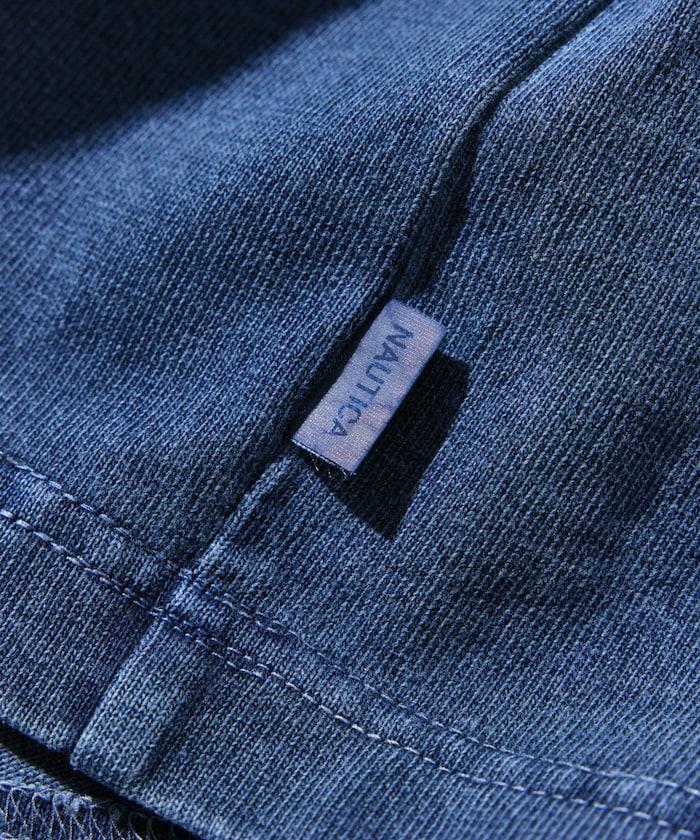 【限定】雙標拱形字母印花水洗圓領短袖T恤