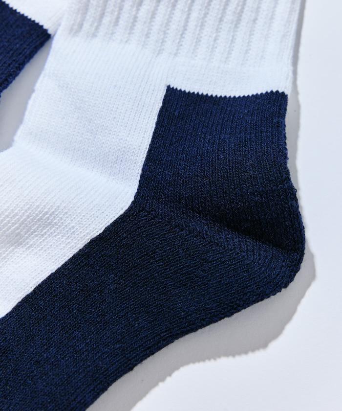 【Exclusive】3雙裝 雙標誌款 單點刺繡羅紋襪