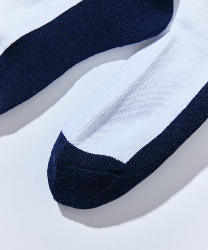 【Exclusive】3雙裝 雙標誌款 單點刺繡羅紋襪