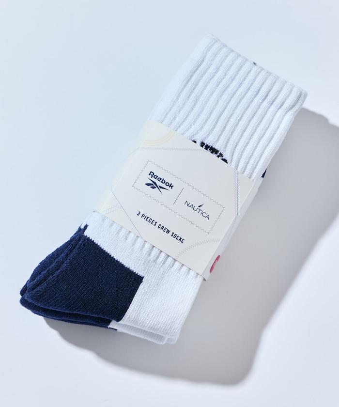 【Exclusive】3雙裝 雙標誌款 單點刺繡羅紋襪