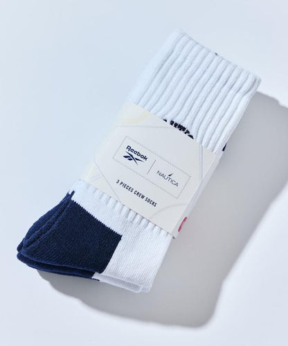 【Exclusive】3雙裝 雙標誌款 單點刺繡羅紋襪