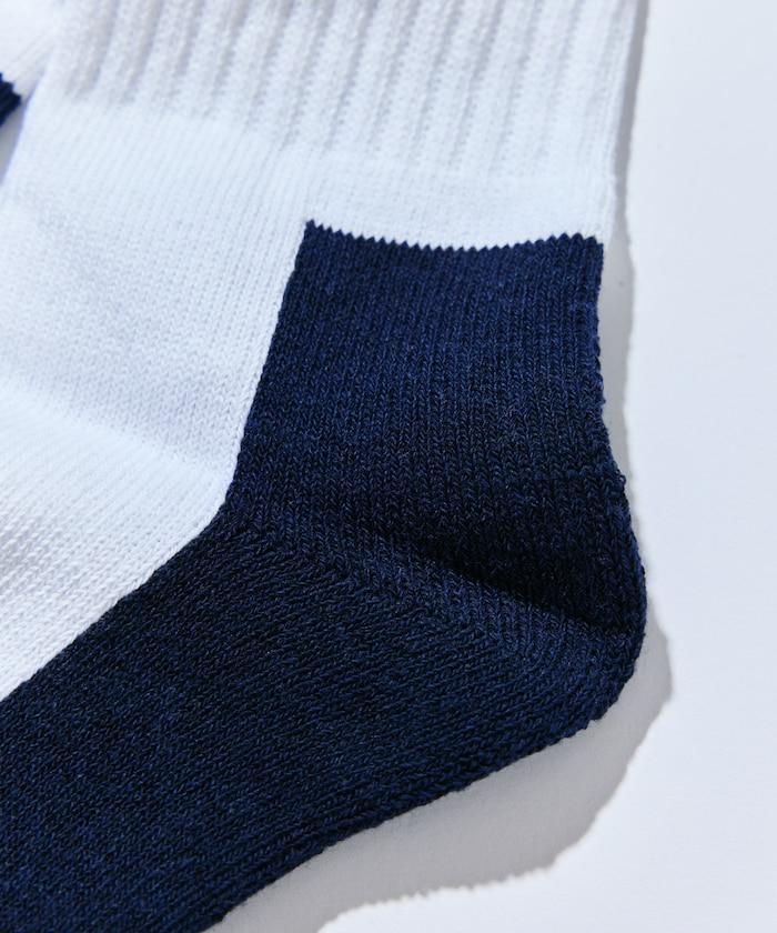 【Exclusive】3雙裝 雙標誌款 單點刺繡羅紋襪 女士