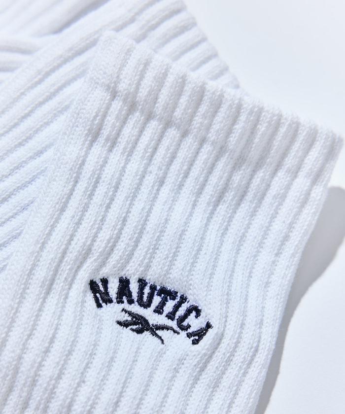 【Exclusive】3雙裝 雙標誌款 單點刺繡羅紋襪 女士