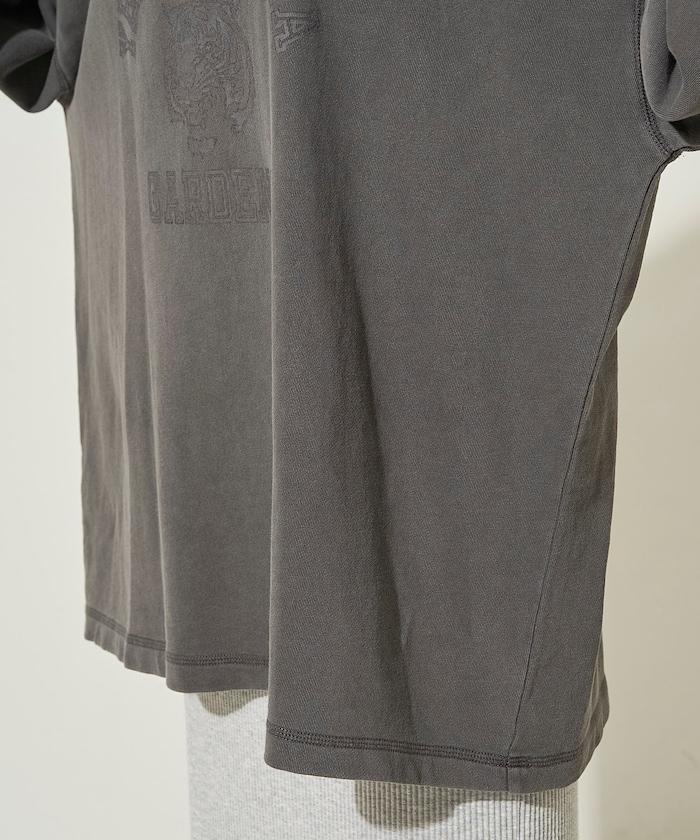 拼接印花工藝套頭衫