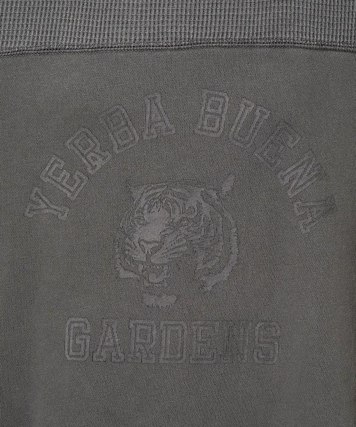 拼接印花工藝套頭衫