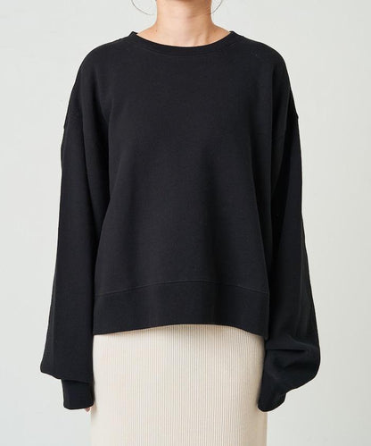 厚重款寬鬆短款衛衣