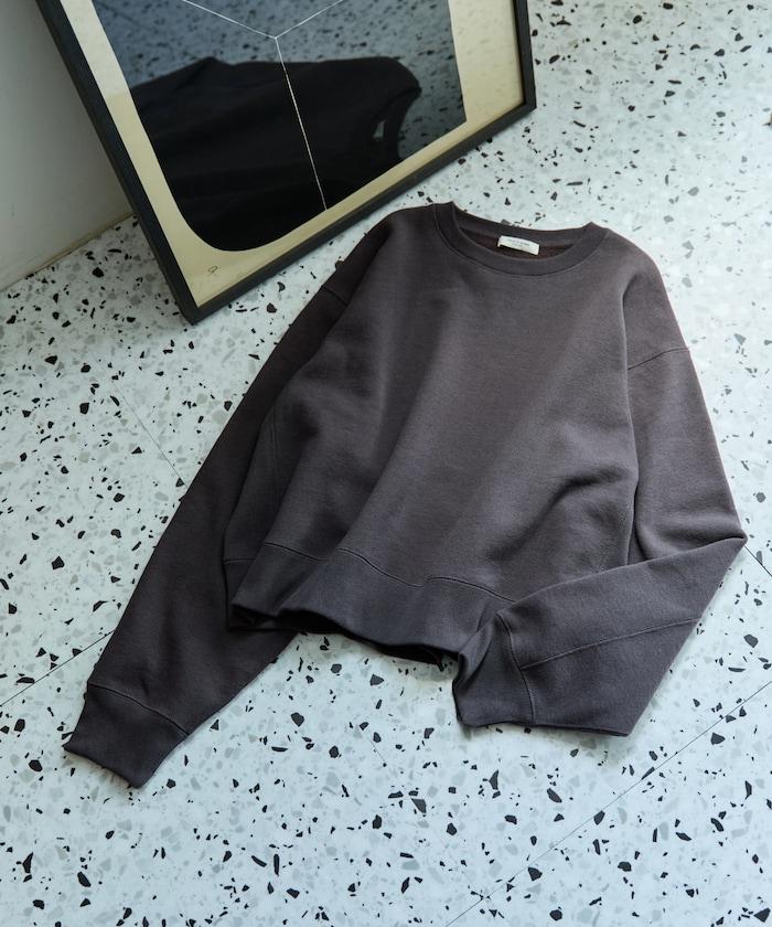 厚重款寬鬆短款衛衣