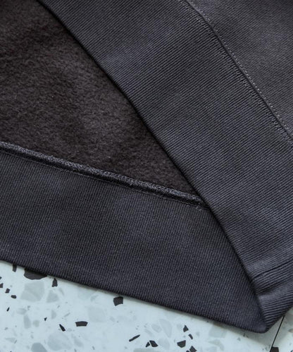 厚重款寬鬆短款衛衣