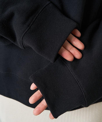 厚重款寬鬆短款衛衣