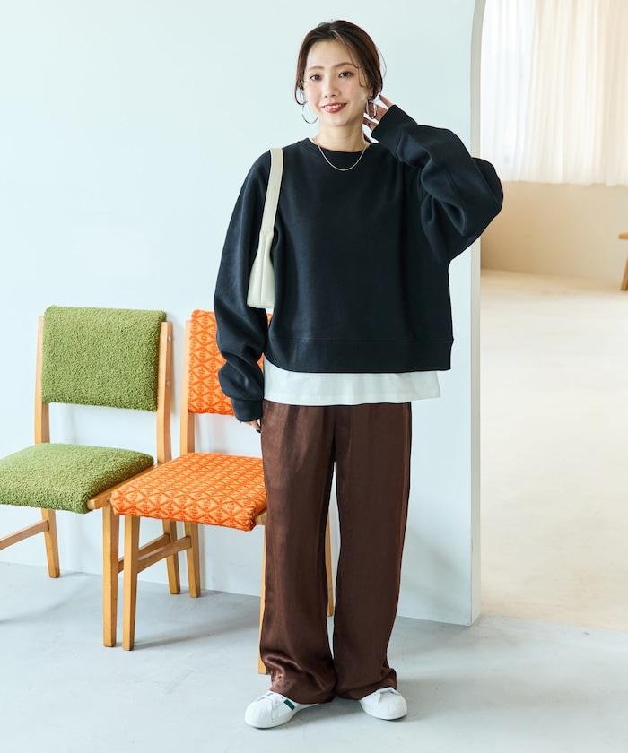 厚重款寬鬆短款衛衣