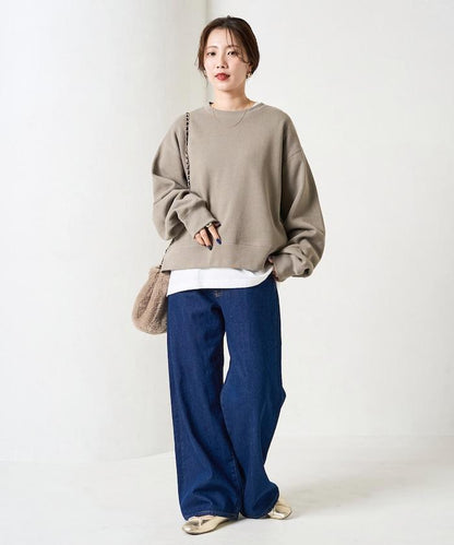 厚重款寬鬆短款衛衣